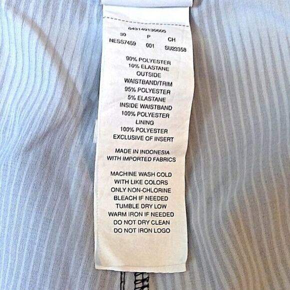 Nike Vapor Boardshorts Size 30 Blue Pinstripe Geometric Drawstring Unlined - Picture 6 of 6